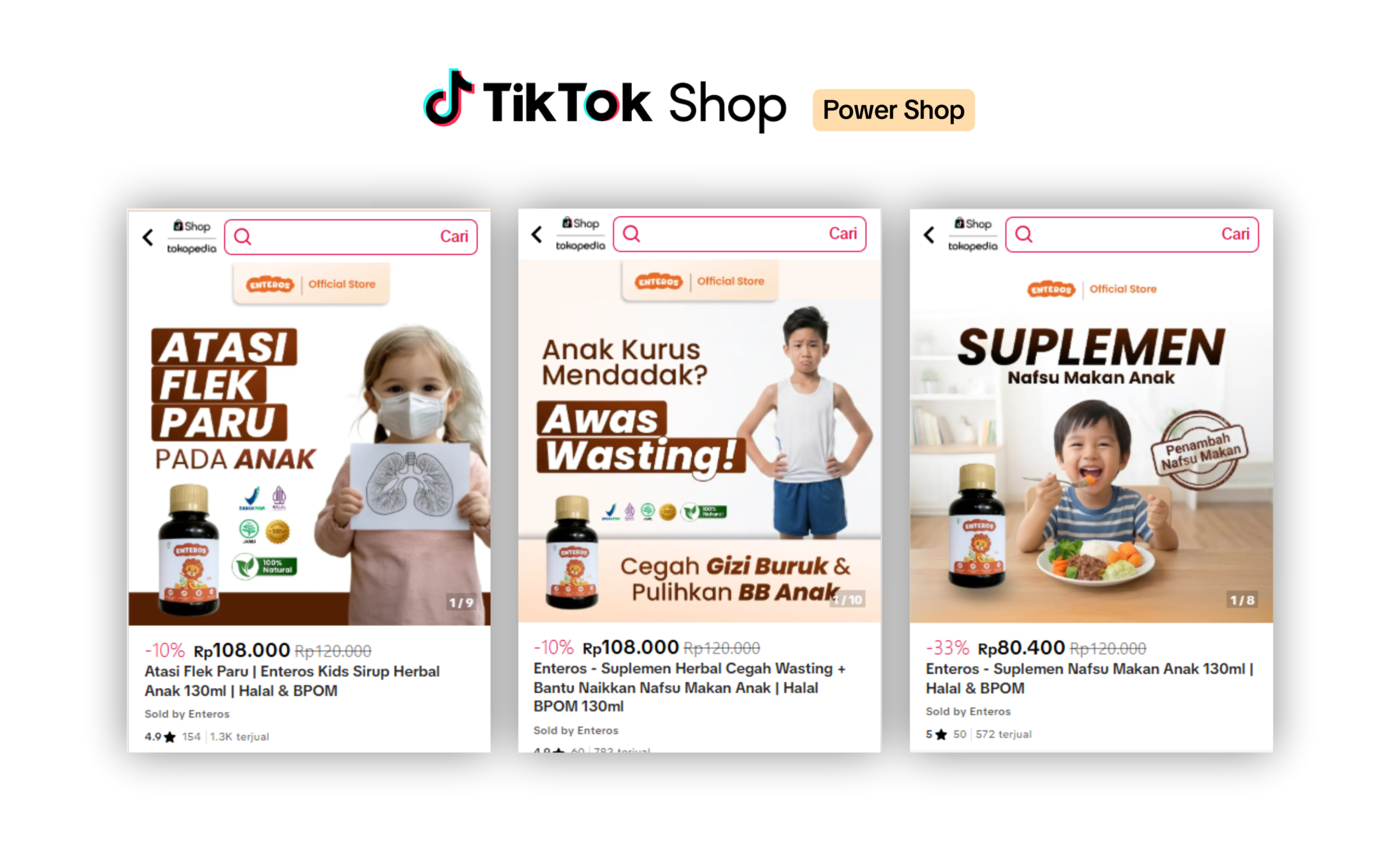 Etalase TikTok Enteros